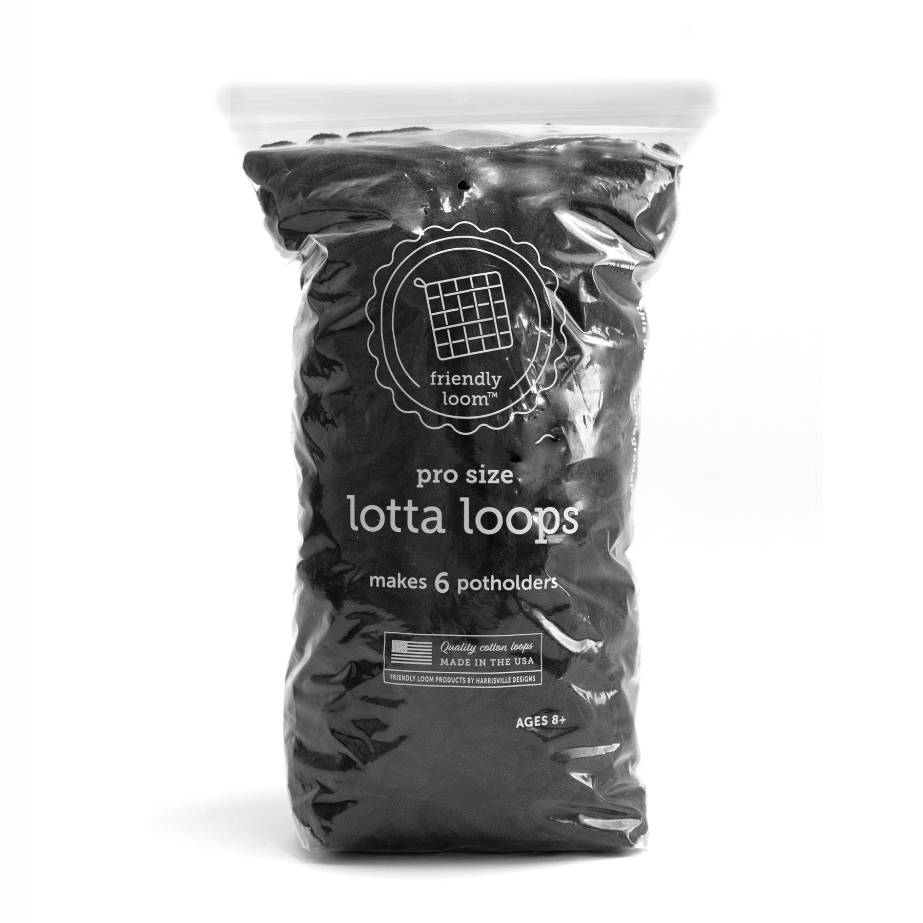 Acorns & Twigs  Lotta Loops by Friendly Loom™ - Black (PRO Size)