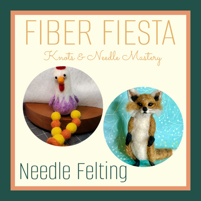 Fiber Fiesta Needle Felting Supply Kit-Keep On Crafting-Acorns & Twigs