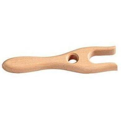 Wooden Knitting Fork & Loom Hook Tool Set - Lucet Fork For Shoe Laces, Drawstrings & Weaving