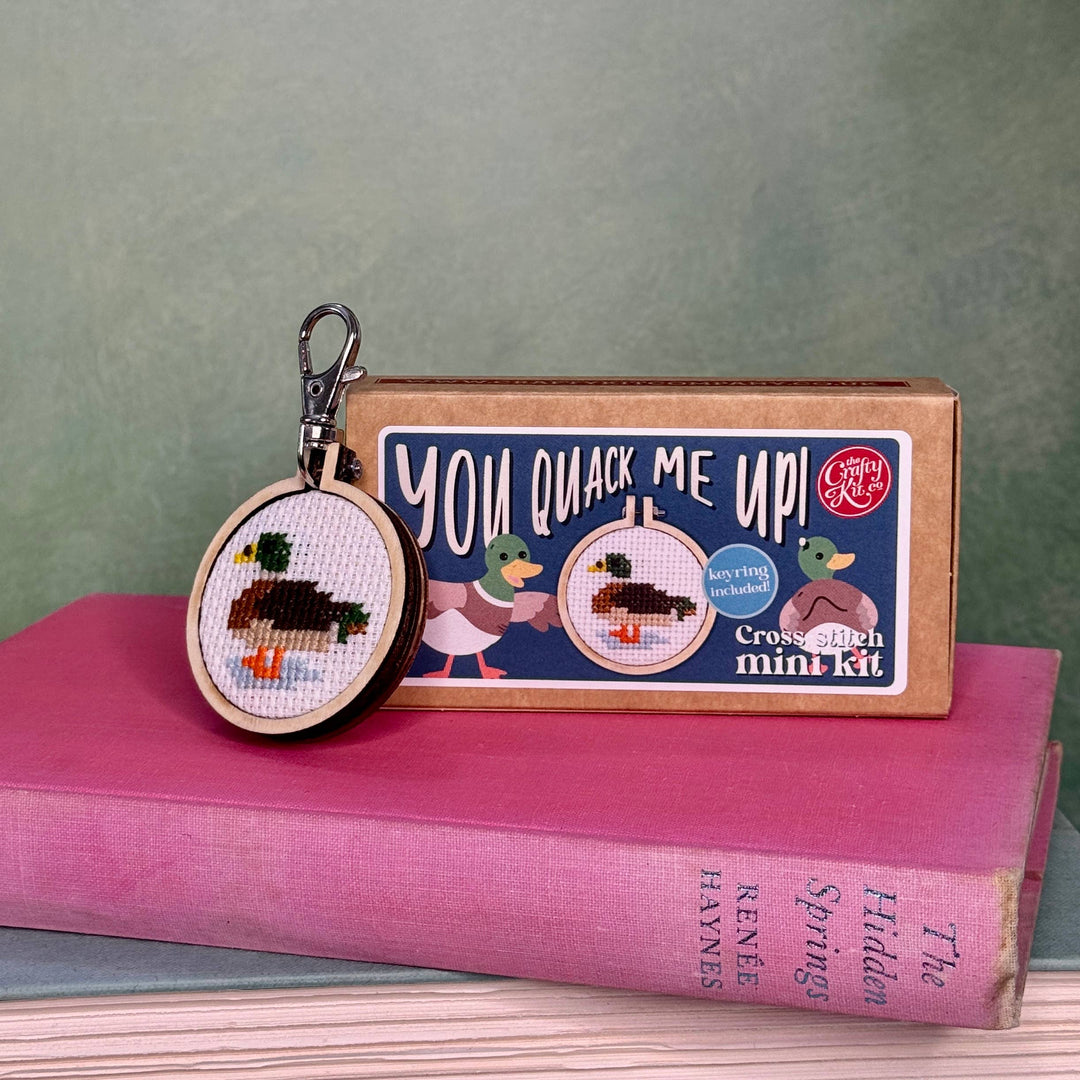 You Quack Me Up! Mini Matchbox Cross Stitch Kit