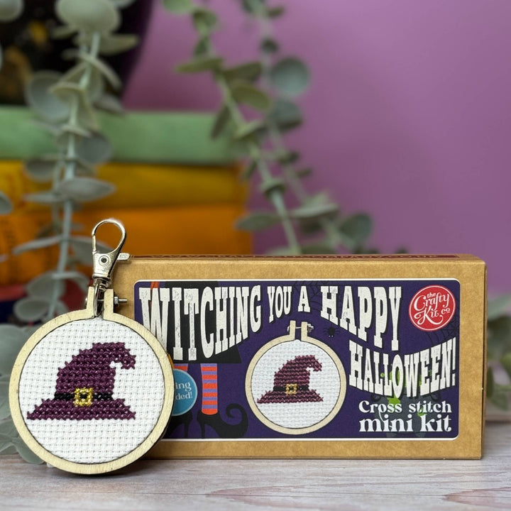 Witching a Happy Halloween Mini Matchbox Cross Stitch Kit