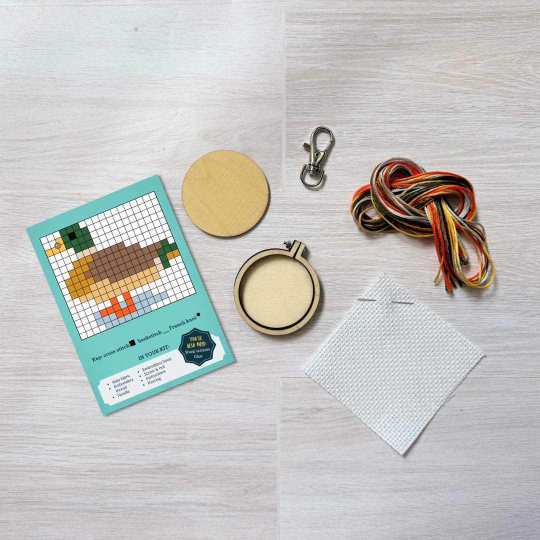 You Quack Me Up! Mini Matchbox Cross Stitch Kit