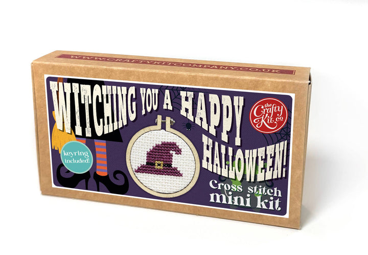 Witching a Happy Halloween Mini Matchbox Cross Stitch Kit