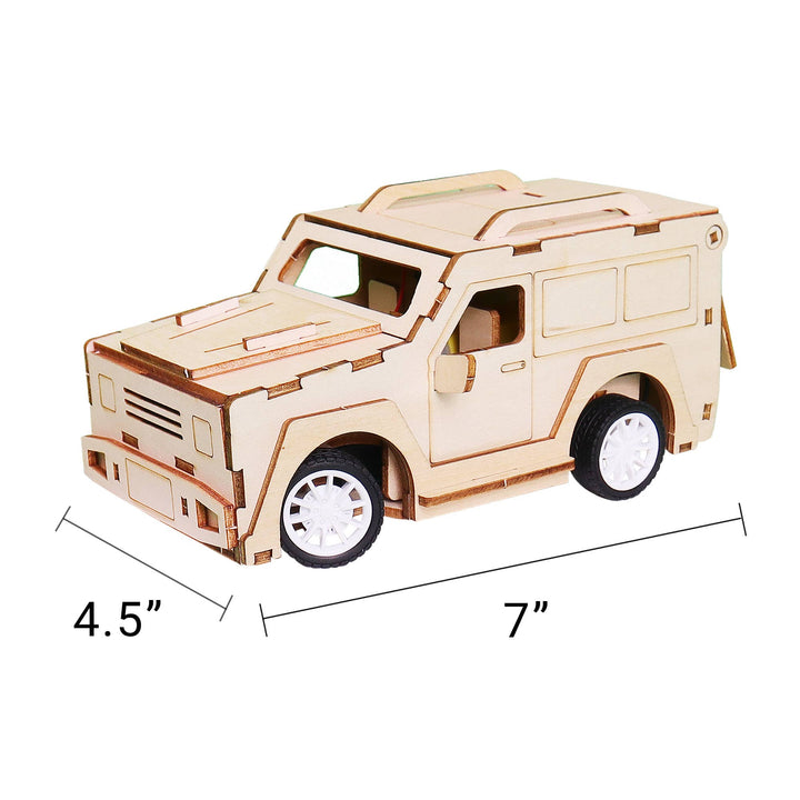 2.4 GHz Remote-Controlled SUV RC Car DIY Kit, STEM Toy-Wooden Toy-Kitsville-Acorns &amp; Twigs