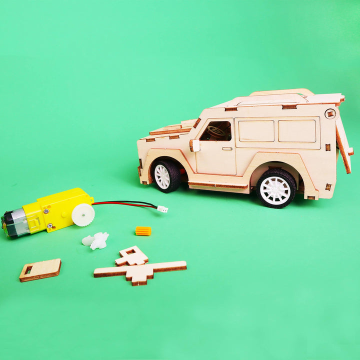 2.4 GHz Remote-Controlled SUV RC Car DIY Kit, STEM Toy-Wooden Toy-Kitsville-Acorns &amp; Twigs