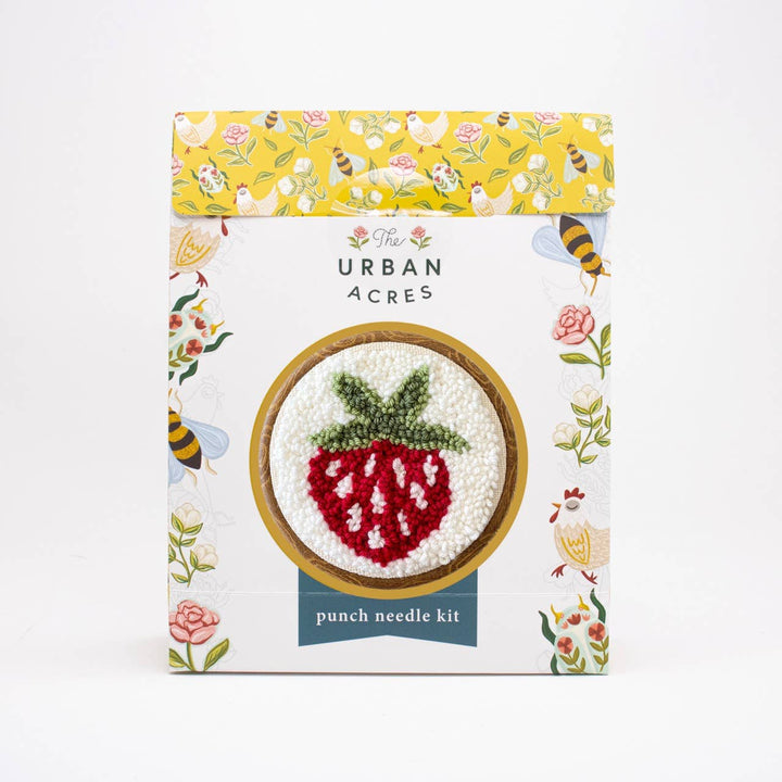 Strawberry Punch Needle Kit: Beginner Kit