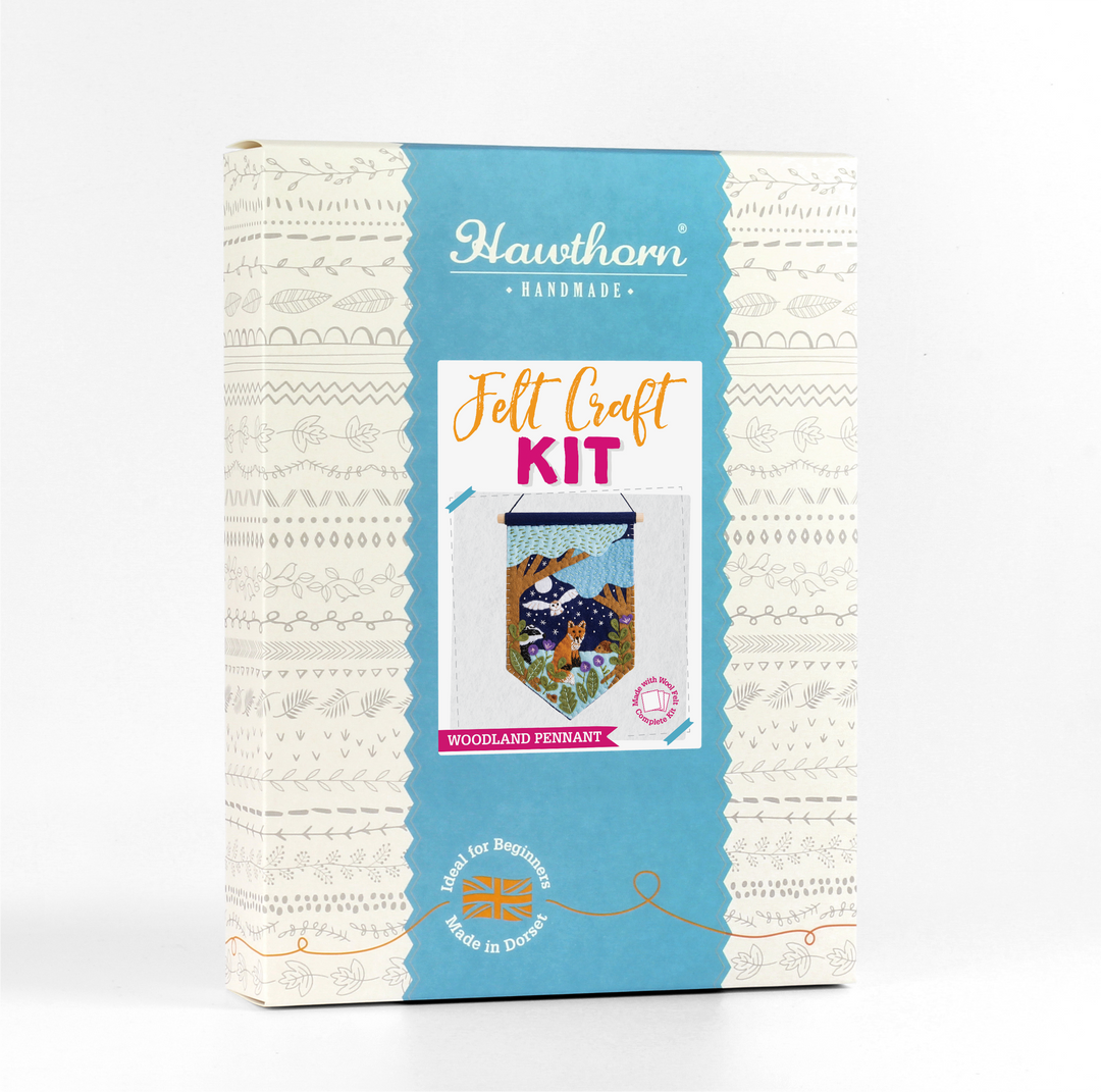 Woodland Pennant Felt Craft Kit | Beginner Craft Kit