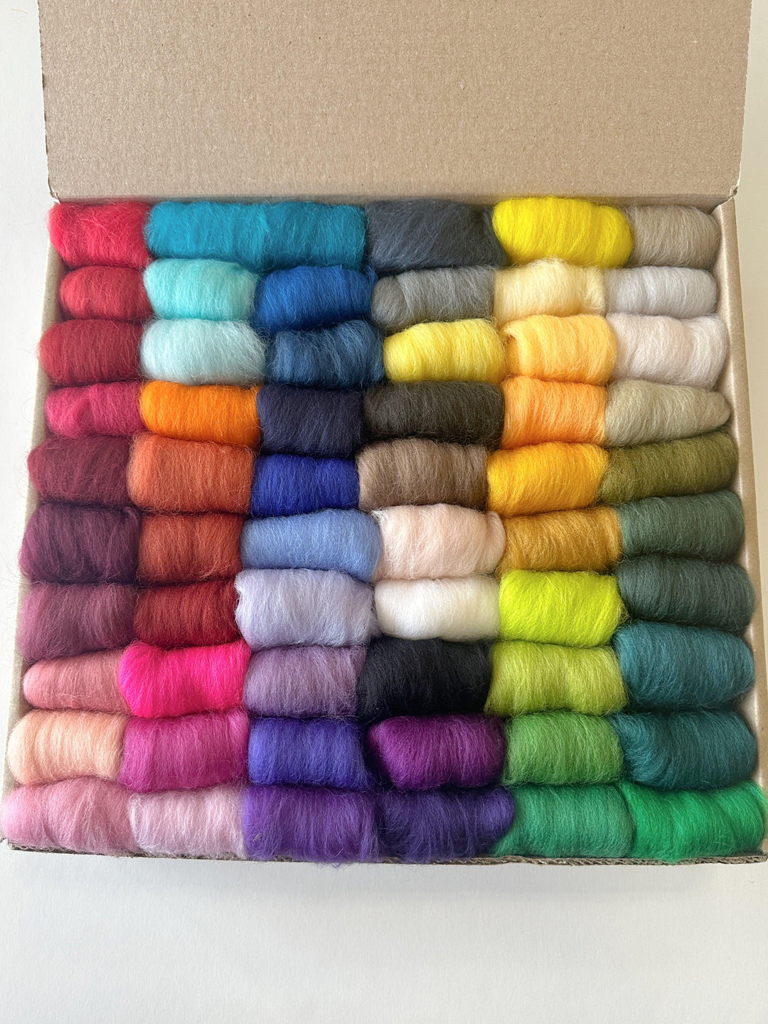 60 Colors Complete Set - Wool Top-Pre-Packaged Wool Sets-Acorns &amp; Twigs-Acorns &amp; Twigs