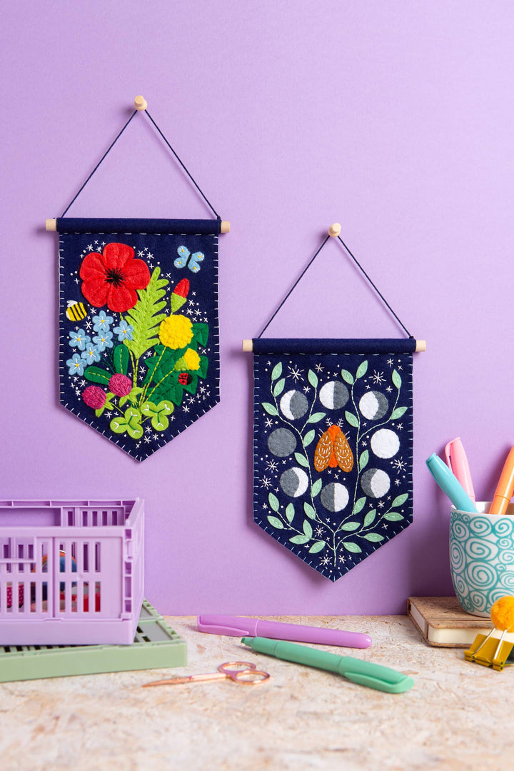 Celestial Pennant Felt Craft Kit | Beginner Craft Kit