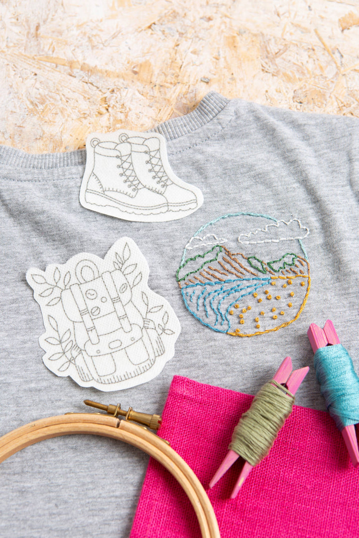 Wander Free Stick &amp; Stitch Embroidery Pack | Travel