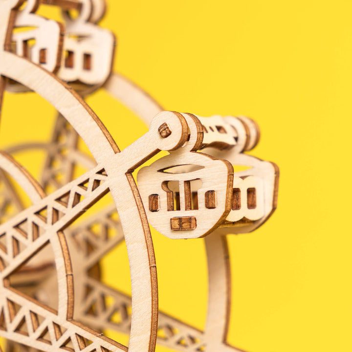 DIY Wooden Ferris Wheel Music Box Kit: Canon in D