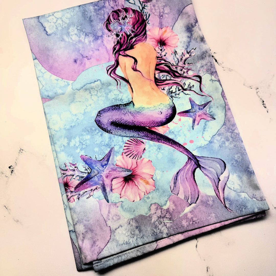 Mermaids Tea Towel