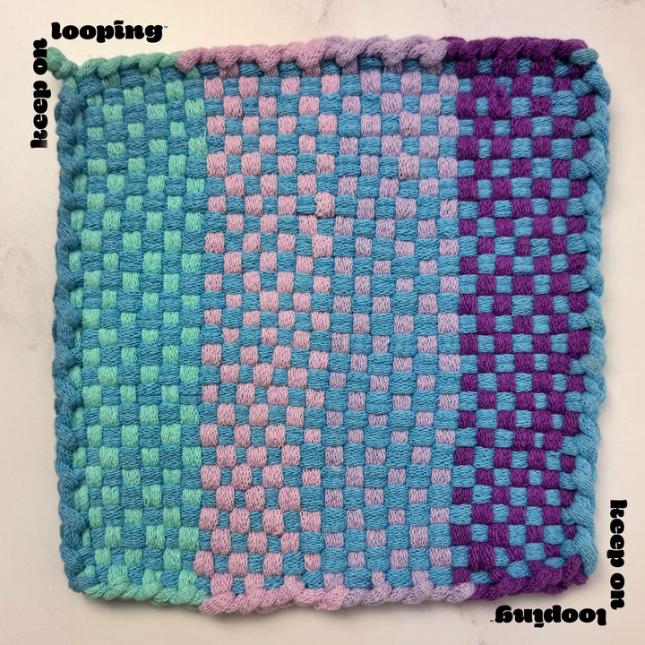 Icicle Blue Cotton Loops