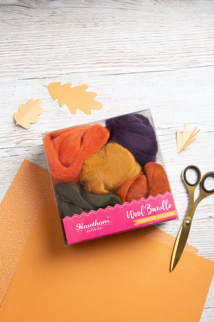 Autumn Wool Bundles-Pre-Packaged Wool Sets-Hawthorn Handmade-Acorns &amp; Twigs