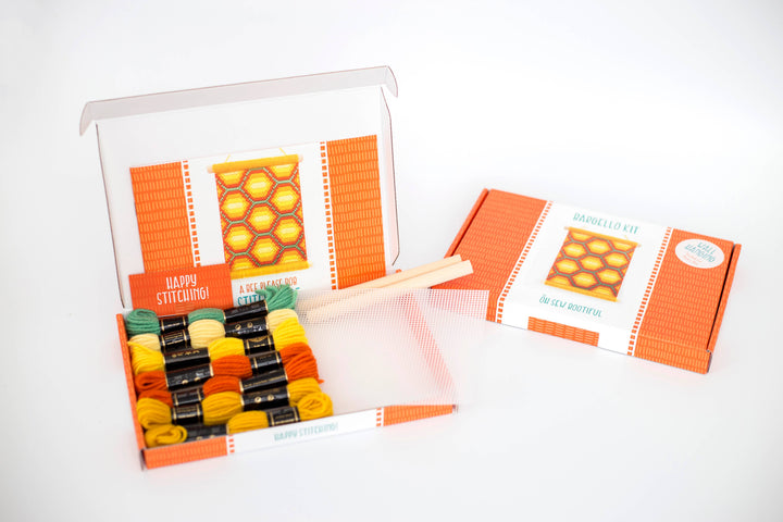 Bargello Embroidery Kits, Honeycomb Wall Hanging Kits-Bargello-Oh Sew Bootiful-Acorns &amp; Twigs