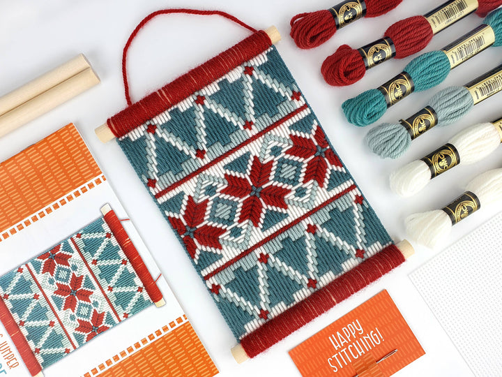 Bargello Tapestry Kits, Christmas Needlecraft Kit-Bargello-Oh Sew Bootiful-Acorns &amp; Twigs