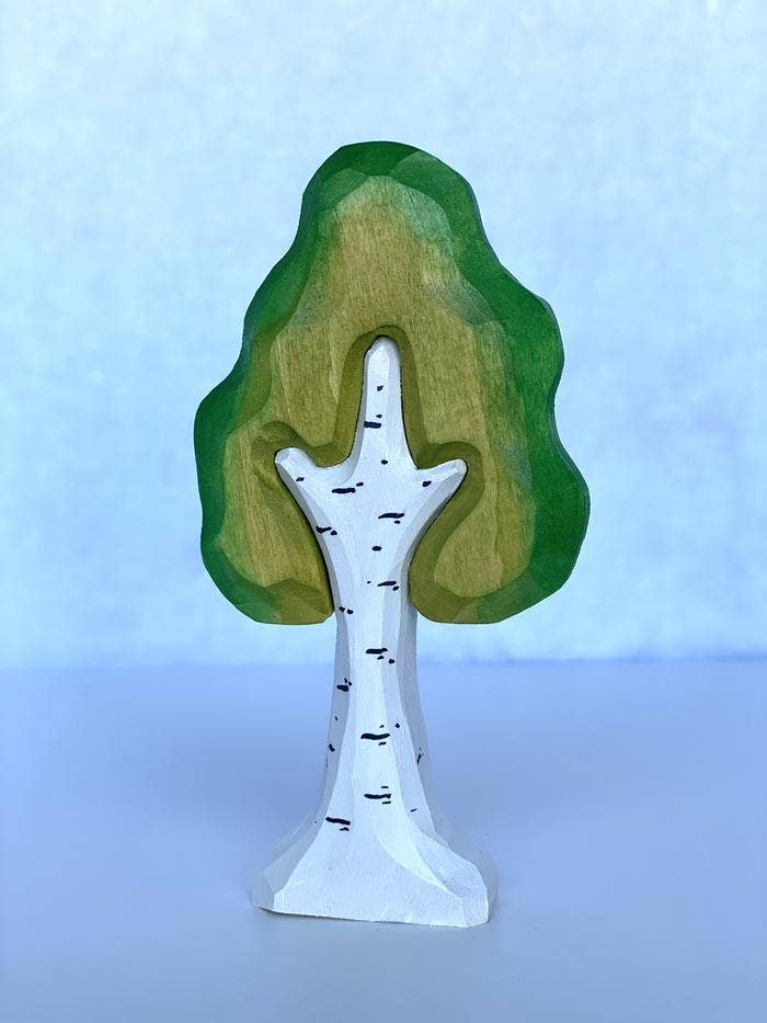 Birch Tree, option 1-Small World Play-PoppyBabyCo-Acorns &amp; Twigs