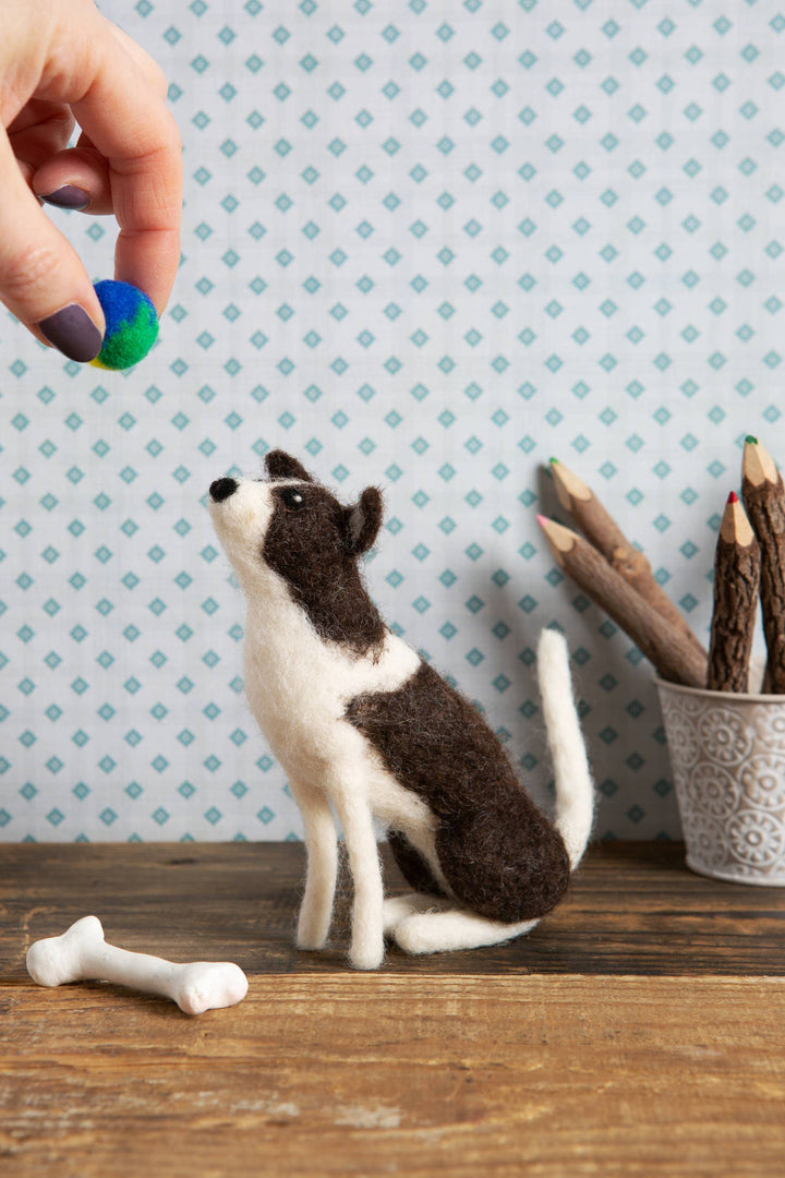 Border Collie Needle Felting Kit | Complete Craft Kit-Hawthorn Handmade (US Duties Paid)-Acorns &amp; Twigs
