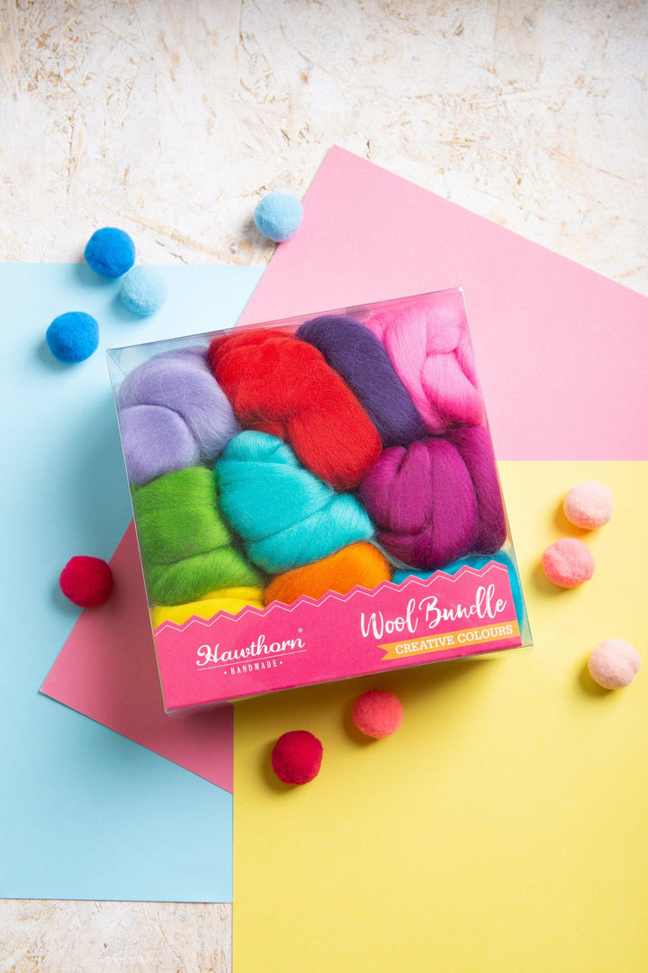 Bright Wool Bundles-Pre-Packaged Wool Sets-Hawthorn Handmade-Acorns &amp; Twigs