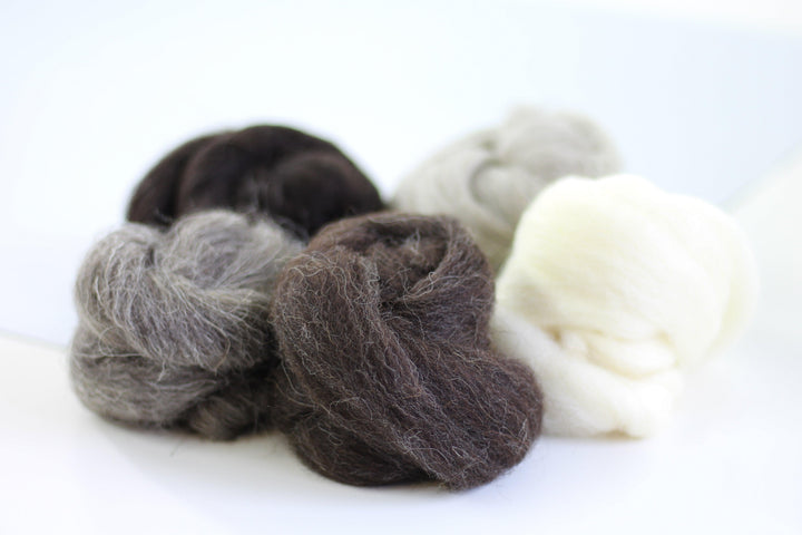 British Breeds Wool Bundle 3-Pre-Packaged Wool Sets-Hawthorn Handmade-Acorns &amp; Twigs