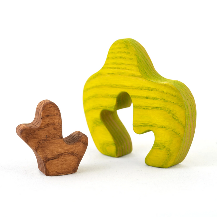 Bushes Set Puzzle-Small World Play-PoppyBabyCo-Acorns &amp; Twigs