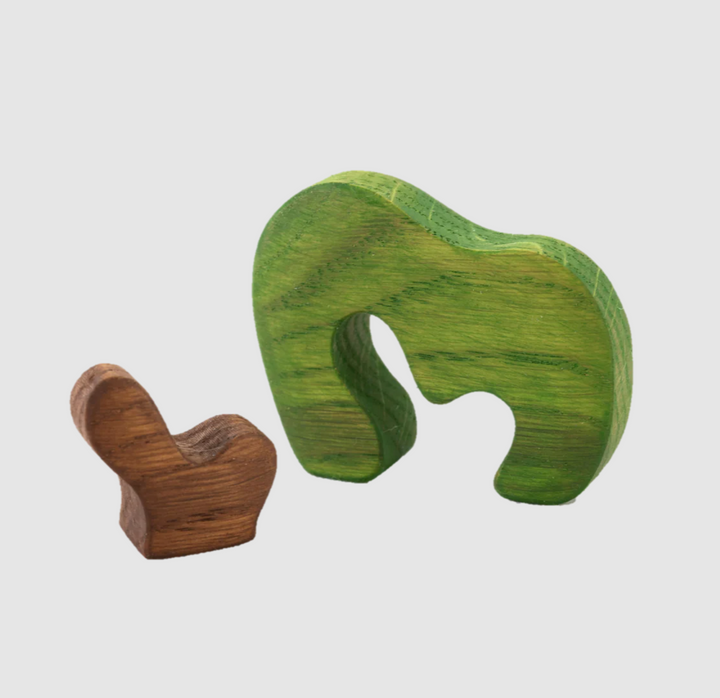 Bushes Set Puzzle-Small World Play-PoppyBabyCo-Acorns &amp; Twigs