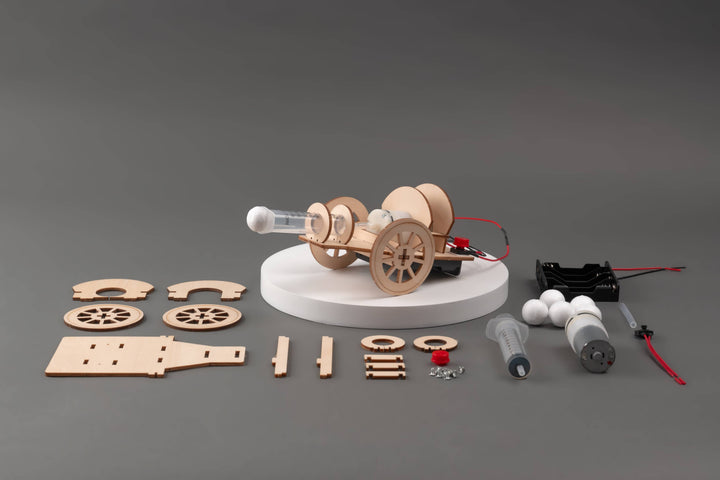 Cannon DIY Kit, Educational STEM Toy for Kids, Craft Kit-Wooden Toy-Kitsville-Acorns &amp; Twigs