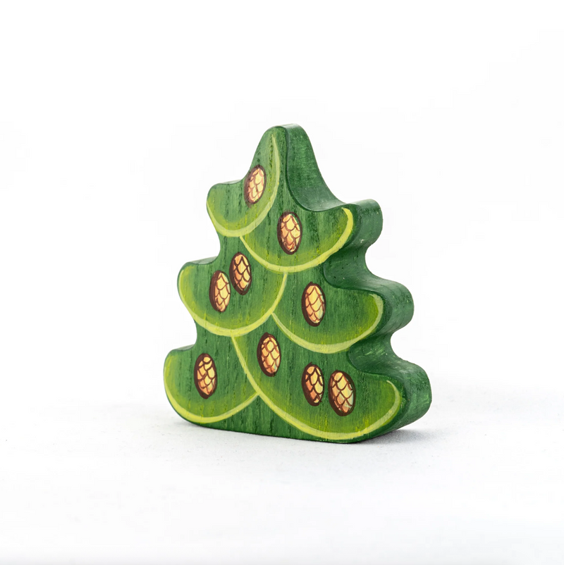 Christmas Tree with Cones, small-Small World Play-PoppyBabyCo-Acorns & Twigs