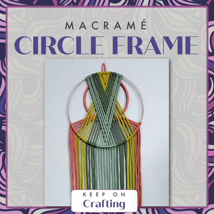 Circle Wall Hanging Macramé Class-KOC-Keep On Crafting-Acorns &amp; Twigs
