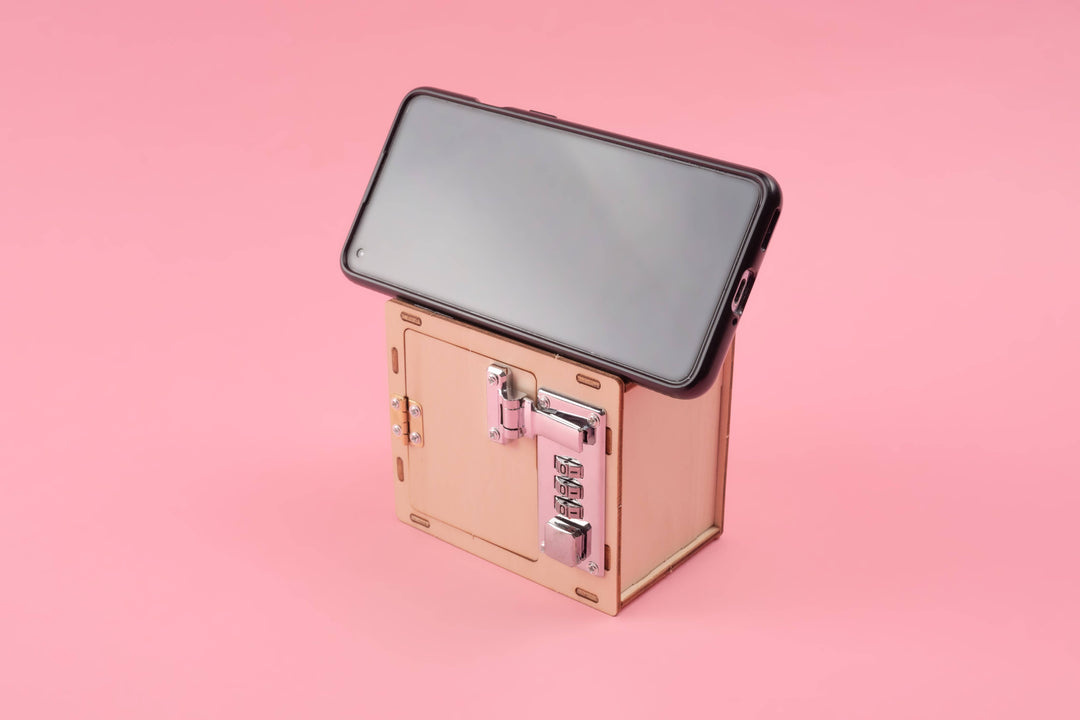 Combination Lock Box and Phone Holder DIY Kit, STEM Toy-Wooden Toy-Kitsville-Acorns &amp; Twigs