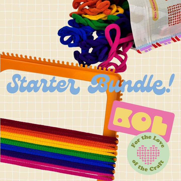 Keep On Looping® Starter Bundle – Model 27 Loom + Loop Assortment