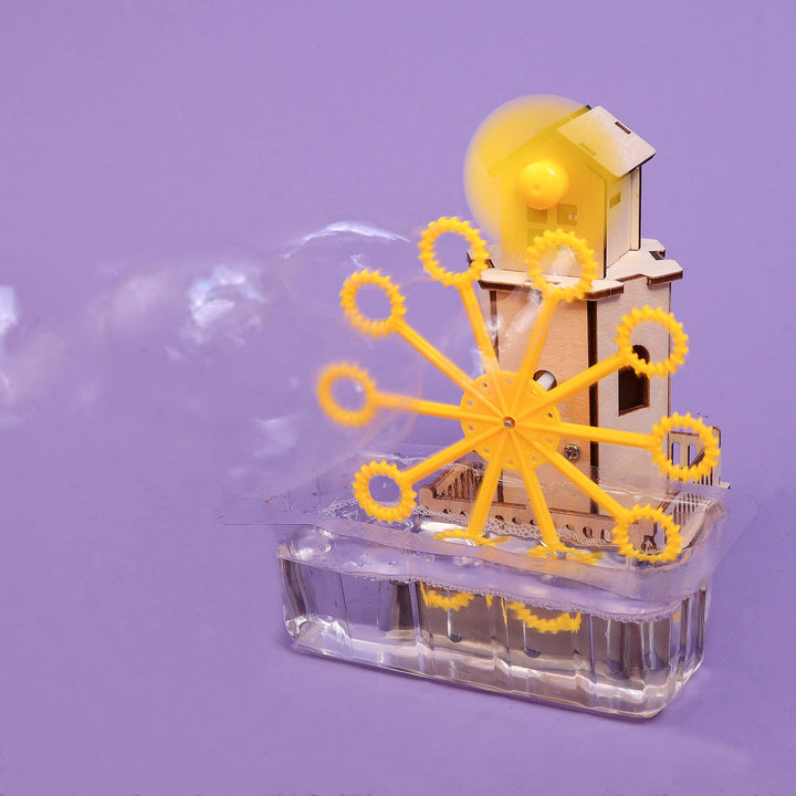 DIY Bubble Machine Kit – Educational STEM Toy for Kids-Wooden Toy-Kitsville-Acorns &amp; Twigs
