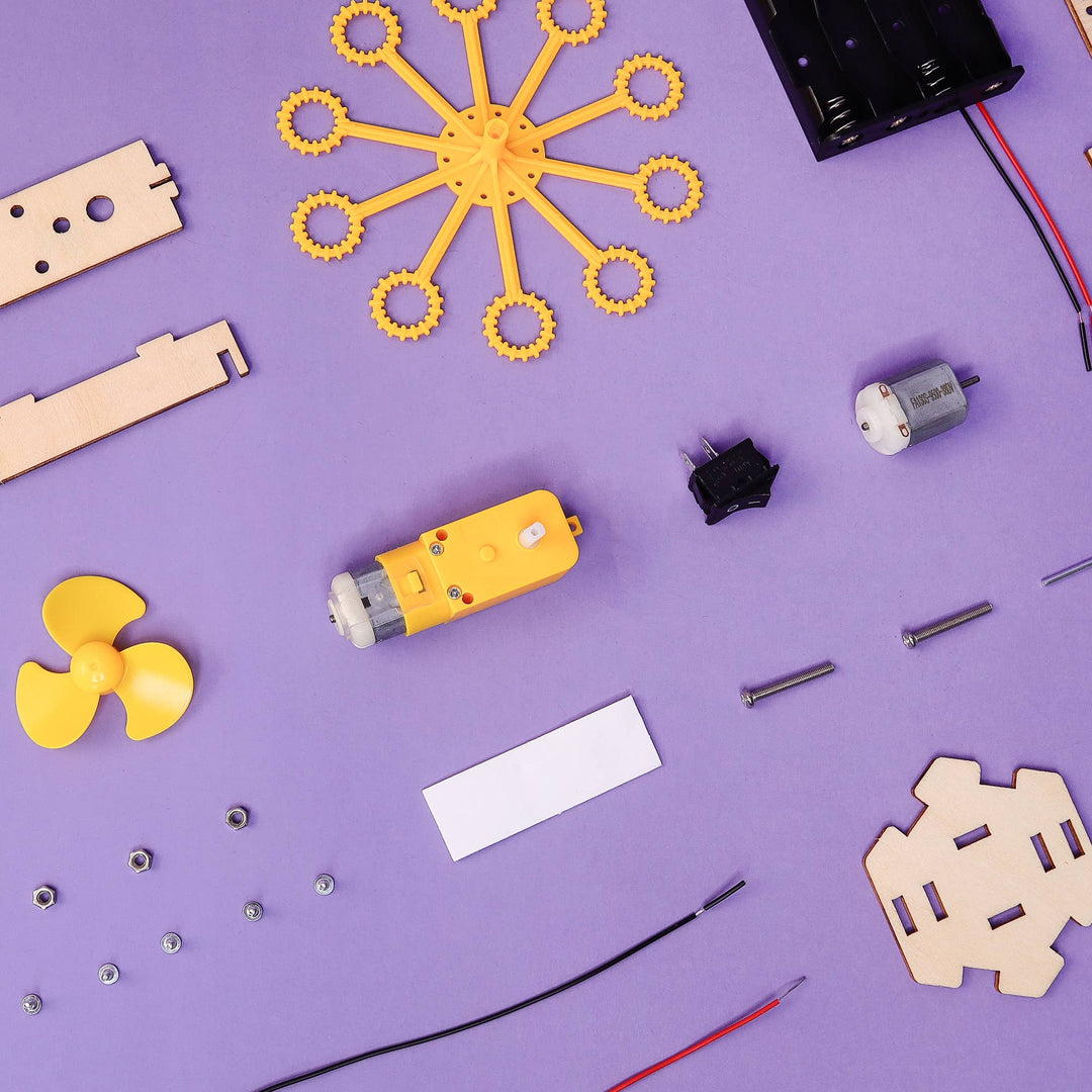 DIY Bubble Machine Kit – Educational STEM Toy for Kids-Wooden Toy-Kitsville-Acorns &amp; Twigs