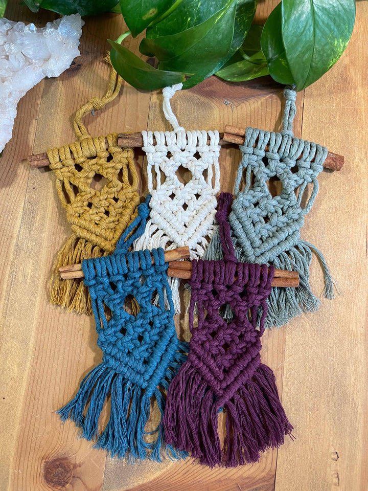 DIY Cinnamon Stick Macrame Kit: Assorted Colors-Macrame-Tangled Up In Hue-Acorns &amp; Twigs