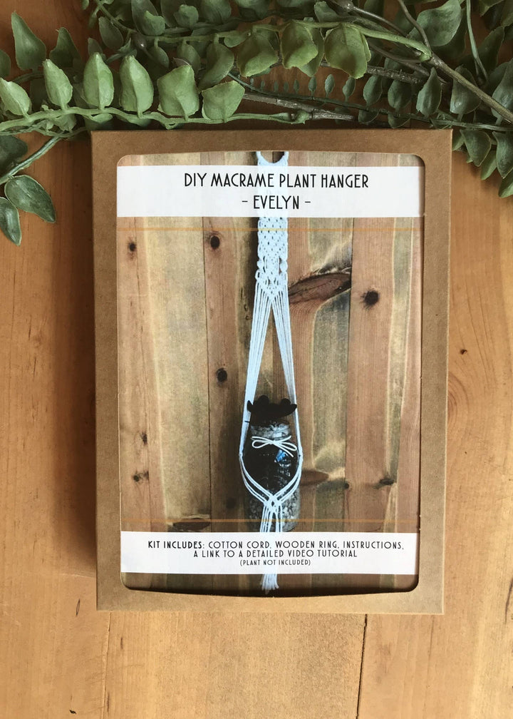DIY Macrame Plant Hanger Kit - The Evelyn-Macrame-Tangled Up In Hue-Acorns &amp; Twigs