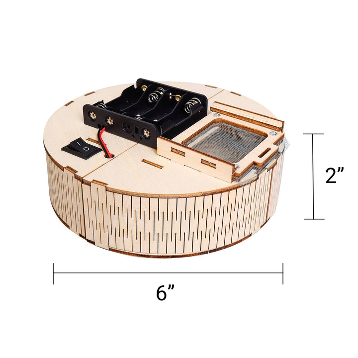 DIY Robot Vacuum Kit – STEM Educational Toy-Wooden Toy-Kitsville-Acorns &amp; Twigs