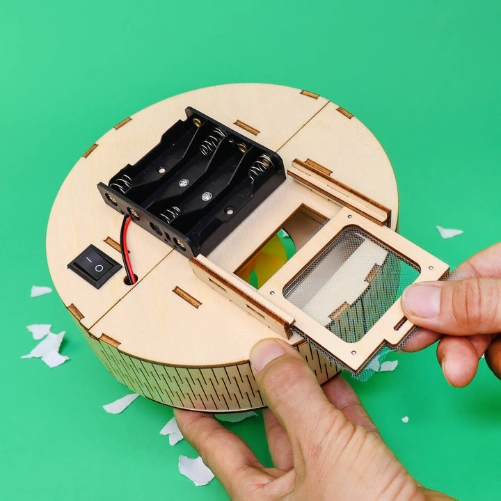 DIY Robot Vacuum Kit – STEM Educational Toy-Wooden Toy-Kitsville-Acorns &amp; Twigs