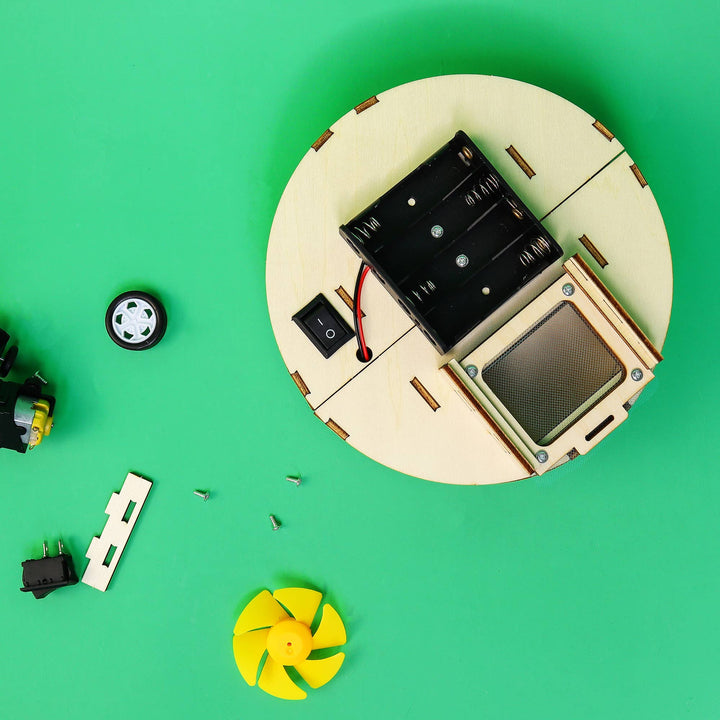 DIY Robot Vacuum Kit – STEM Educational Toy-Wooden Toy-Kitsville-Acorns &amp; Twigs