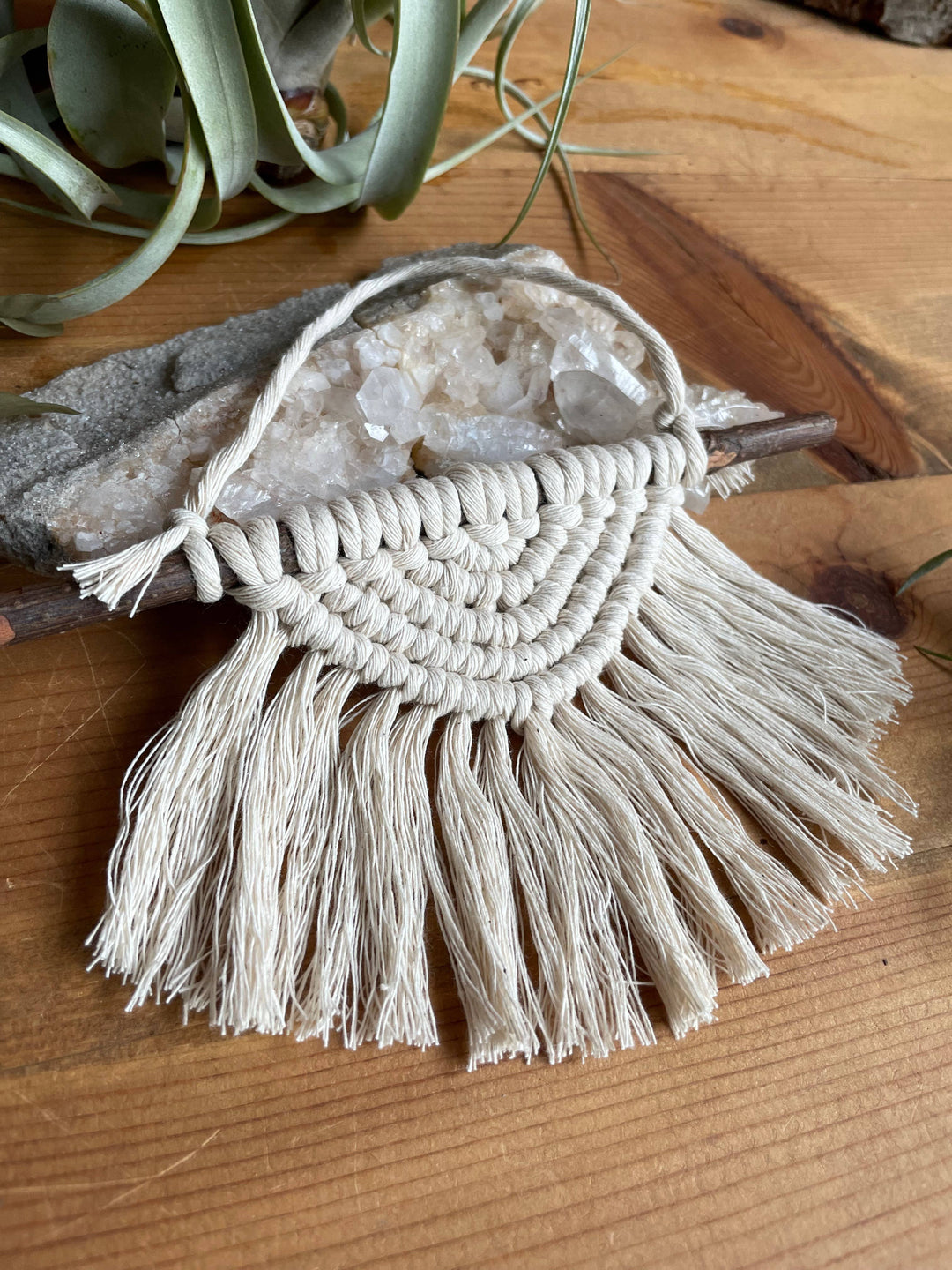DIY Sunburst Mini Macrame Wall Hanging Kit-Macrame-Tangled Up In Hue-Acorns &amp; Twigs