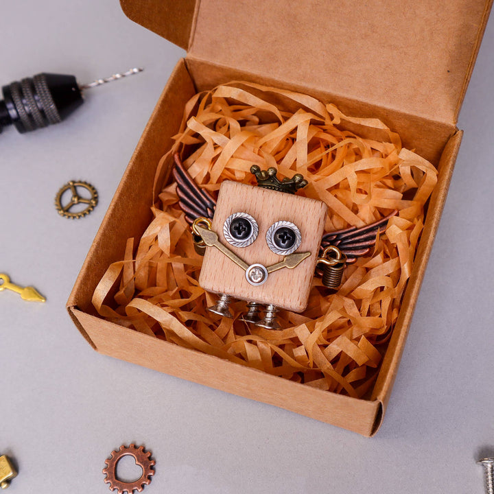 DIY Timberbot Kit, Build 2 Wooden Robots-Wooden Toy-Kitsville-Acorns &amp; Twigs