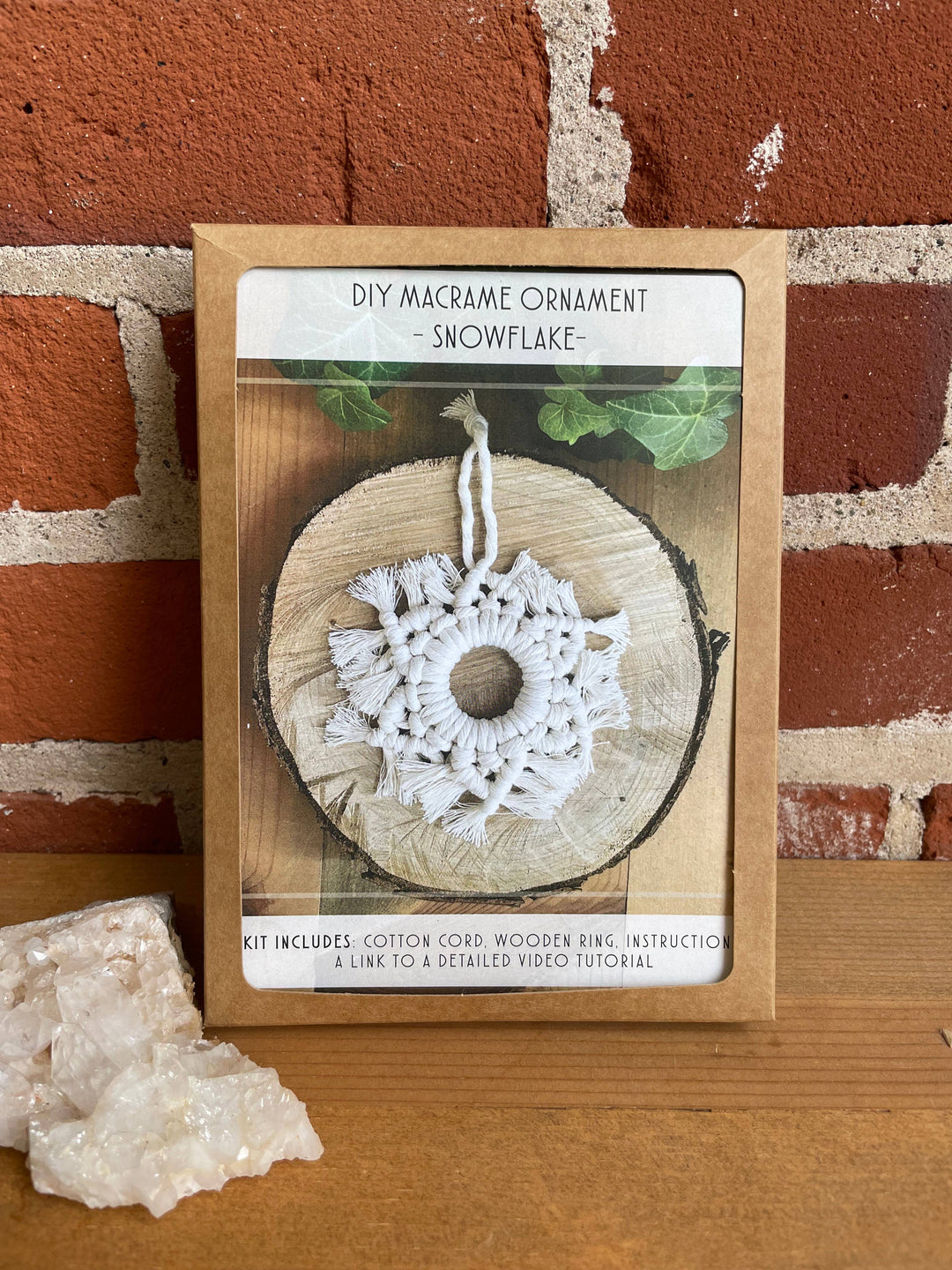DIY snowflake Macrame Kit-Macrame-Tangled Up In Hue-Acorns &amp; Twigs