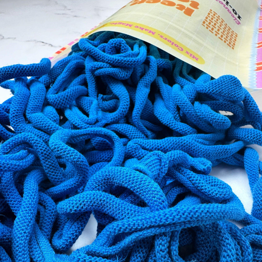 Deep Turquoise Cotton Loops (10" Size)-Potholder weaving-Keep On Looping-Acorns &amp; Twigs
