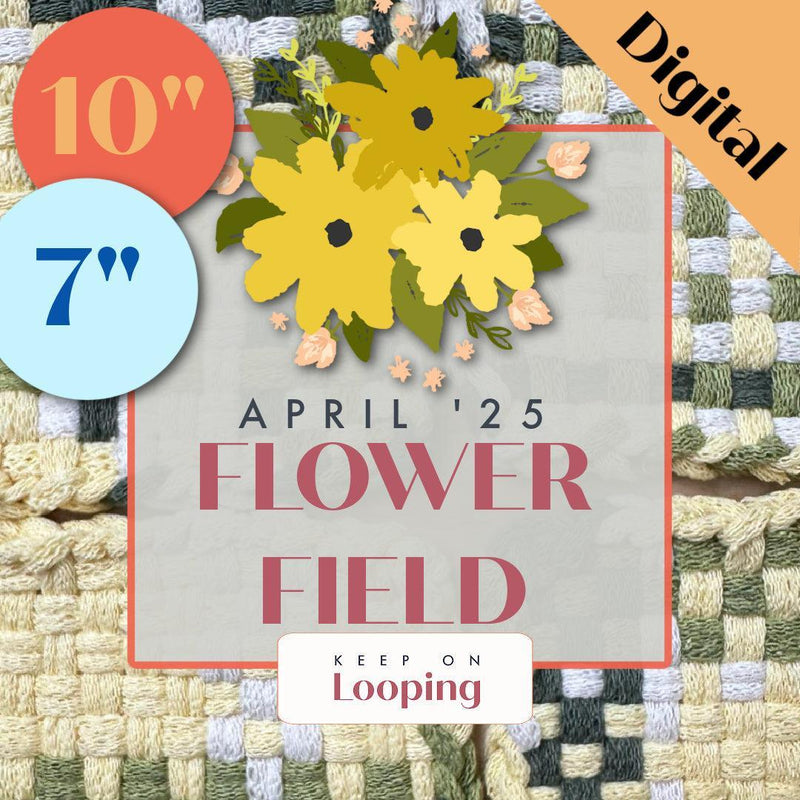 Digital KOL Patterns - April 2025 - Flower Field-Past KOL Boxes-Keep On Looping-Acorns & Twigs