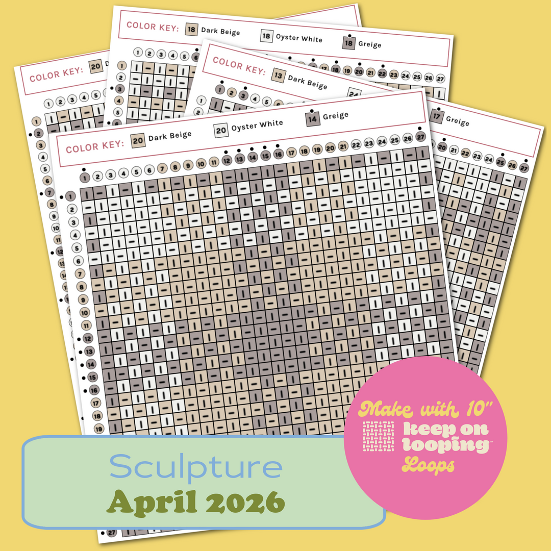 Digital KOL Patterns - April 2026 - Sculptures-Past KOL Boxes-Keep On Looping-Acorns &amp; Twigs