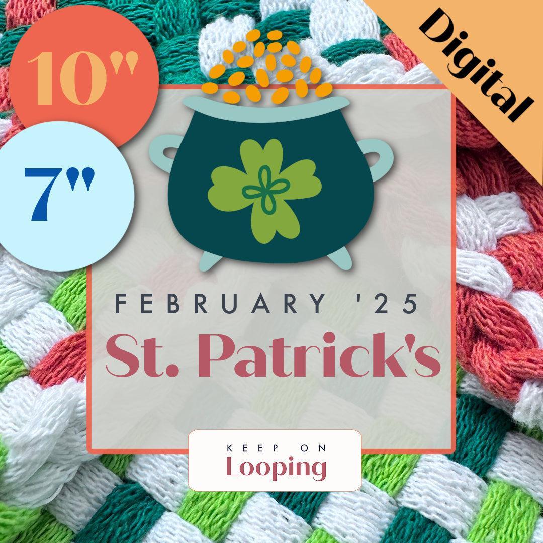 Digital KOL Patterns - Feb 2025 - St Patrick's-Past KOL Boxes-Keep On Looping-Acorns & Twigs