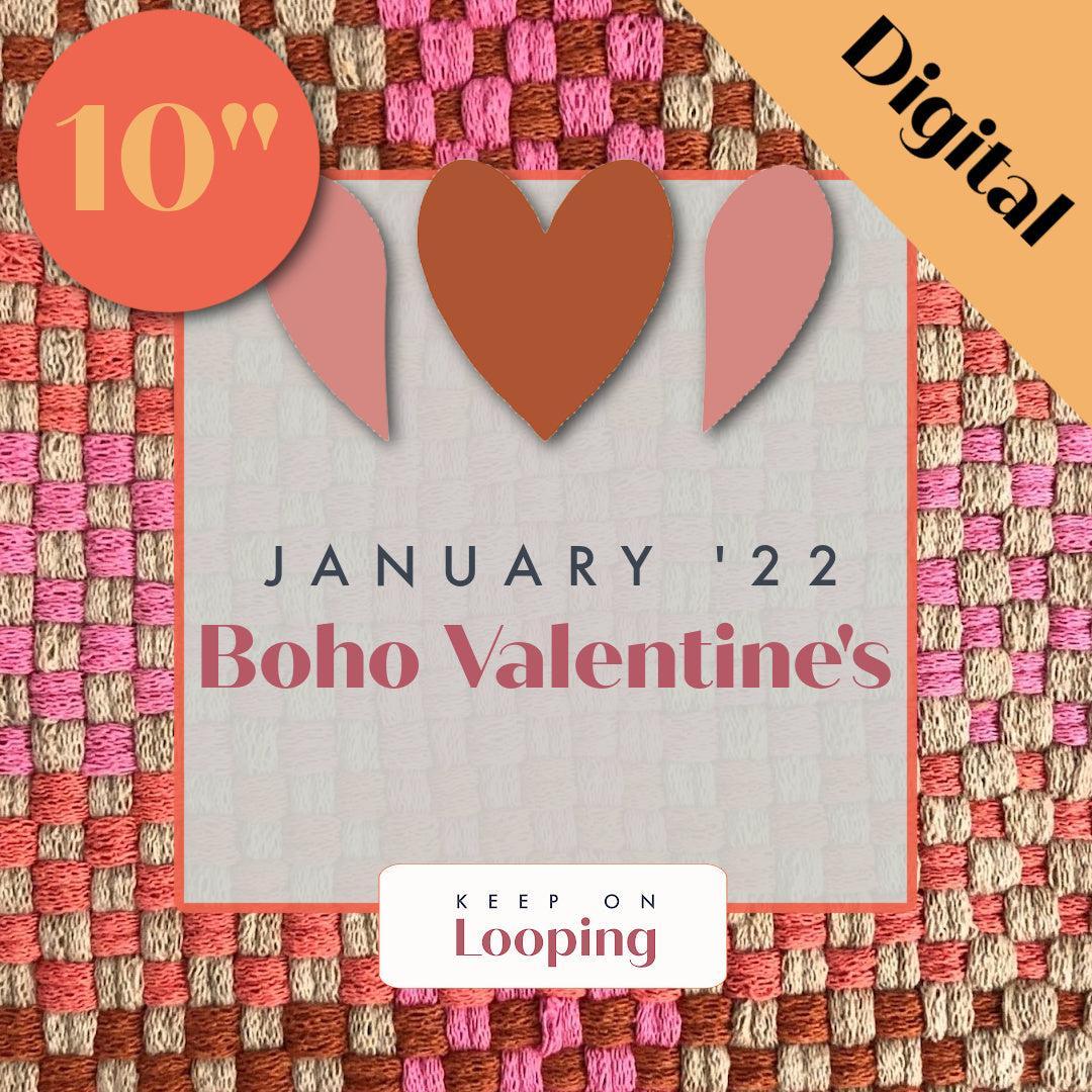 Digital KOL Patterns - January 2022 - Boho Valentine's-Past KOL Boxes-Keep On Looping-Acorns & Twigs