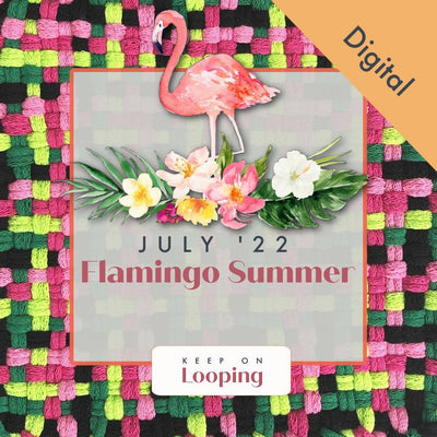 Digital KOL Patterns - July 2022 - Flamingo Summer-Past KOL Boxes-Keep On Looping-Acorns & Twigs