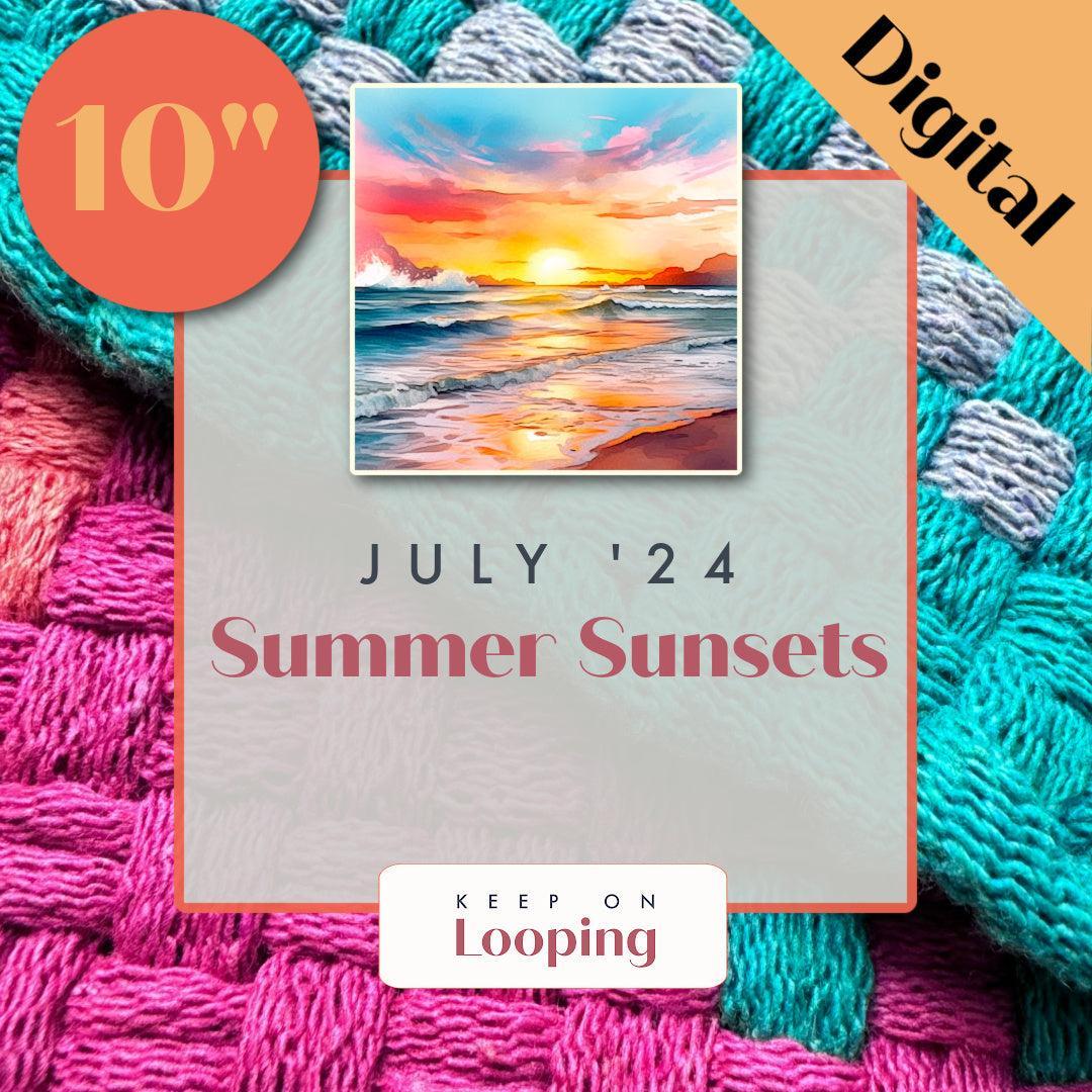 Digital KOL Patterns - July 2024 - Summer Sunsets-Past KOL Boxes-Keep On Looping-Acorns & Twigs