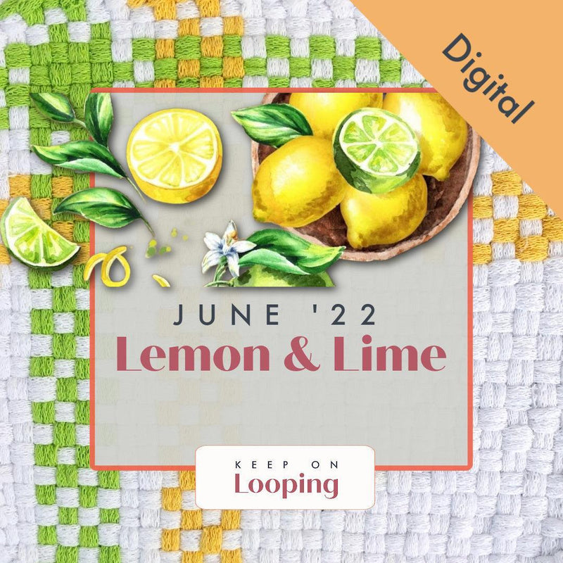 Digital KOL Patterns - June 2022 - Lemon & Lime-Past KOL Boxes-Keep On Looping-Acorns & Twigs