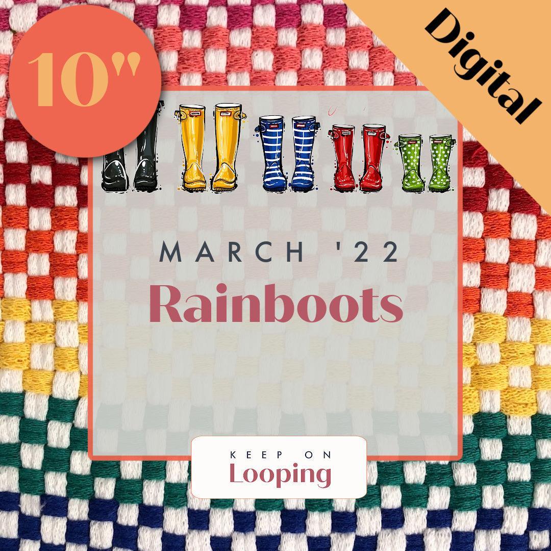 Digital KOL Patterns - March 2022 - Rainboots-Past KOL Boxes-Keep On Looping-Acorns & Twigs